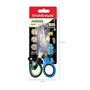 Šķēres ErichKrause Junior Decor Funny Monsters, 13 cm