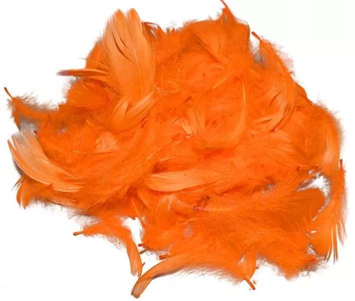 Dekors-spalvas 50gab. 10-12cm oranžas