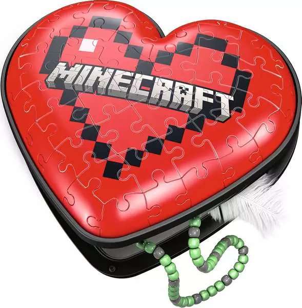 3D пазл Heart Minecraft