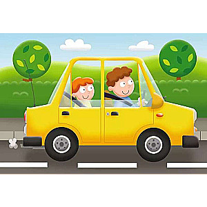 Puzle 4 in 1 transports, 2-3-4-5