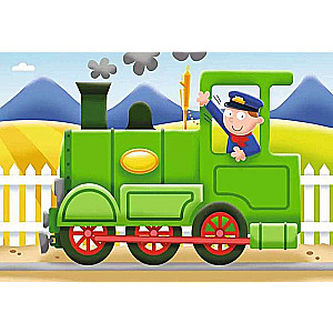 Puzle 4 in 1 transports, 2-3-4-5