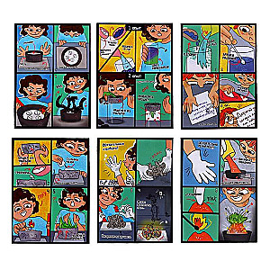 Eksperimentu komplekts - Zinātne komiksos, 11 eksperimenti