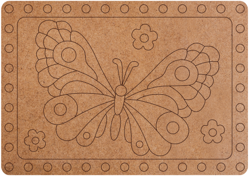 Набор для творчества - 3D картина из глины Бабочка