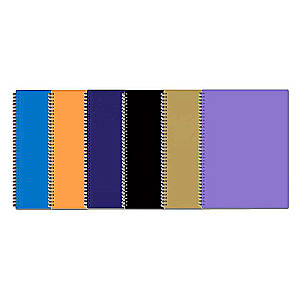 Bloks A5 80l. ar spirāli PENMATE assorti