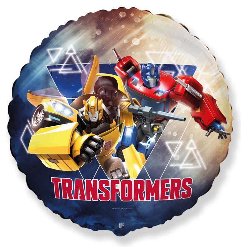 Фольгированный шар  18/46cm FX Transformers Friends