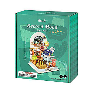 3D saliekamā miniatūra ROBOTIME Record noskaņa