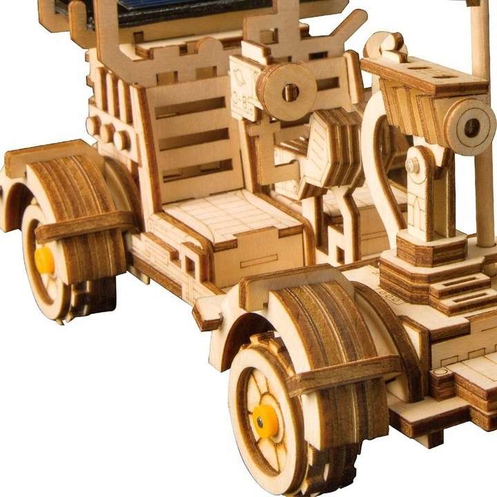 Деревянный 3D пазл ROBOTIME Лунный автомобиль , 175 деталей