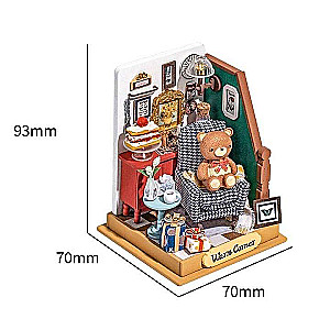 3D saliekamā miniatūra ROBOTIME Svētku istaba