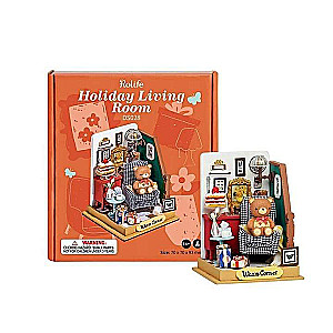 3D saliekamā miniatūra ROBOTIME Svētku istaba