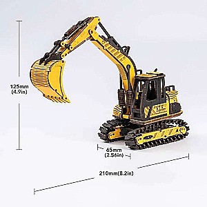 Koka 3D puzle ROBOTIME Ekskavators, 395 detaļas