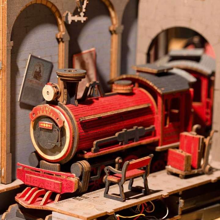 3D складная миниатюра ROBOTIME Поезд