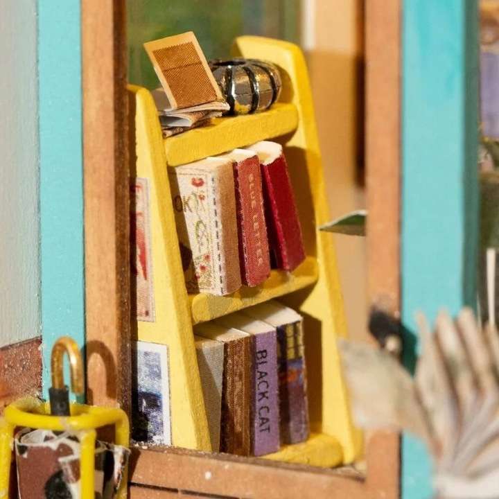 3D складная миниатюра ROBOTIME Книжный магазин