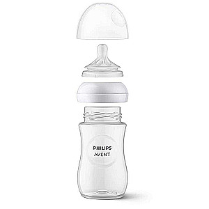 Philips Avent pudele barošanai Natural Response Giraffe 260 ml, knupis ar lēnu plūsmu, 1m+