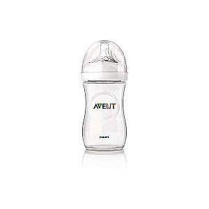 Philips Avent Natural pudele 260 ml, knupis ar lēnu plūsmu, 1m+