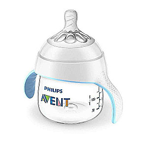 Philips Avent Natural mācību krūzīte 150 ml, vidējas plūsmas knupītis 4m+