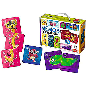 Galda spēle - Memos classic plus. Mīļie monstri