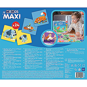 Galda spēle - Memos maxi. Dzīvnieki