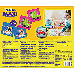 Galda spēle - Memos maxi. Transports