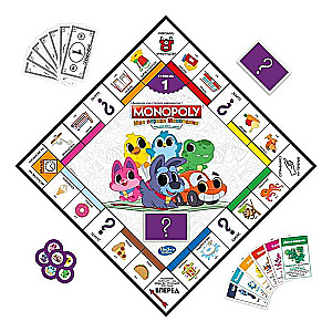 Galda spēle - Monopols: Mana pirmā monopola 2in1