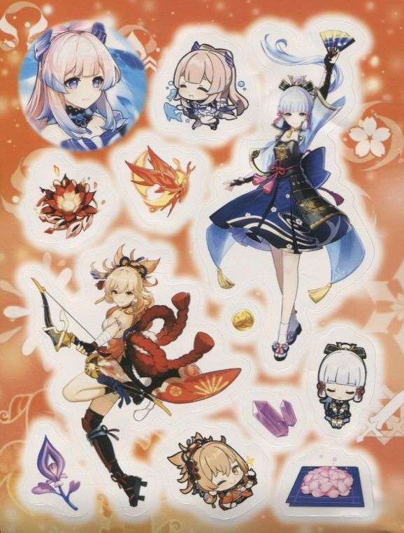 Genshin Impact. Nākļiņas oranžā
