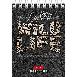 Bloknots 60l A7f šūnveida - Wild Life