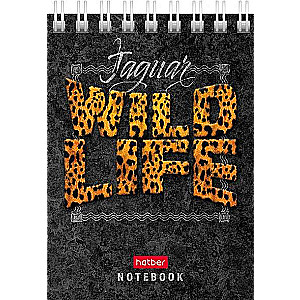 Bloknots 60l A7f šūnveida - Wild Life