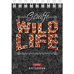 Bloknots 60l A7f šūnveida - Wild Life
