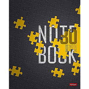 Тетрадь 80л А5ф клетка  - Puzzlestyle