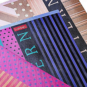 Piezīmju grāmata 60l A5f rūtiņa - Patternstyle