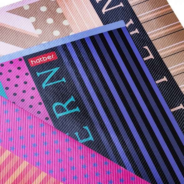 Piezīmju grāmata 60l A5f rūtiņa - Patternstyle