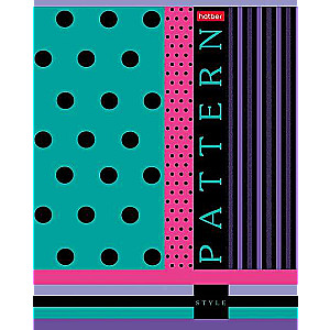 Piezīmju grāmata 60l A5f rūtiņa - Patternstyle