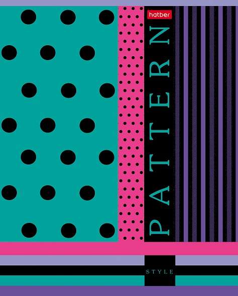 Piezīmju grāmata 60l A5f rūtiņa - Patternstyle