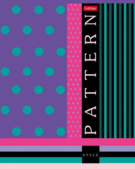 Piezīmju grāmata 60l A5f rūtiņa - Patternstyle