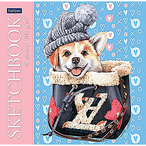 Premium Bloknotu SketchBook 40l A5f 165x165mm