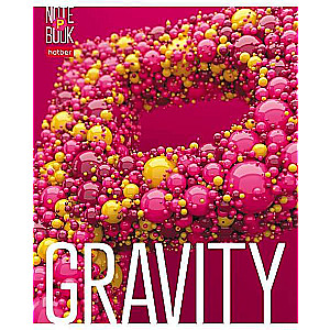 96 lapu A5 formāta burtnīca - GRAVITY