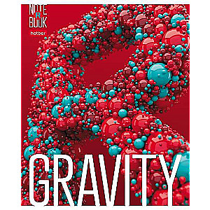 96 lapu A5 formāta burtnīca - GRAVITY