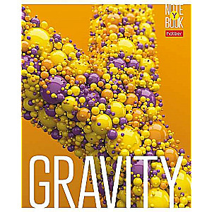 96 lapu A5 formāta burtnīca - GRAVITY