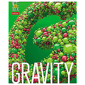 96 lapu A5 formāta burtnīca - GRAVITY