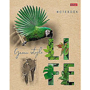 Bloks 96l A5f rūtiņa - Green Life