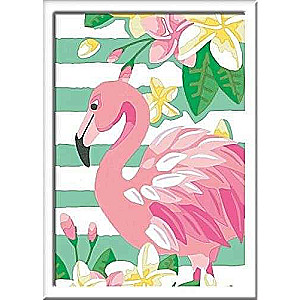 Glezna pēc numuriem  13X18cm Flamingo