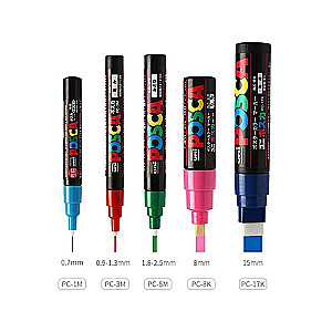Ūdens bāzes marķieris UNI Posca PC-8K oranžs