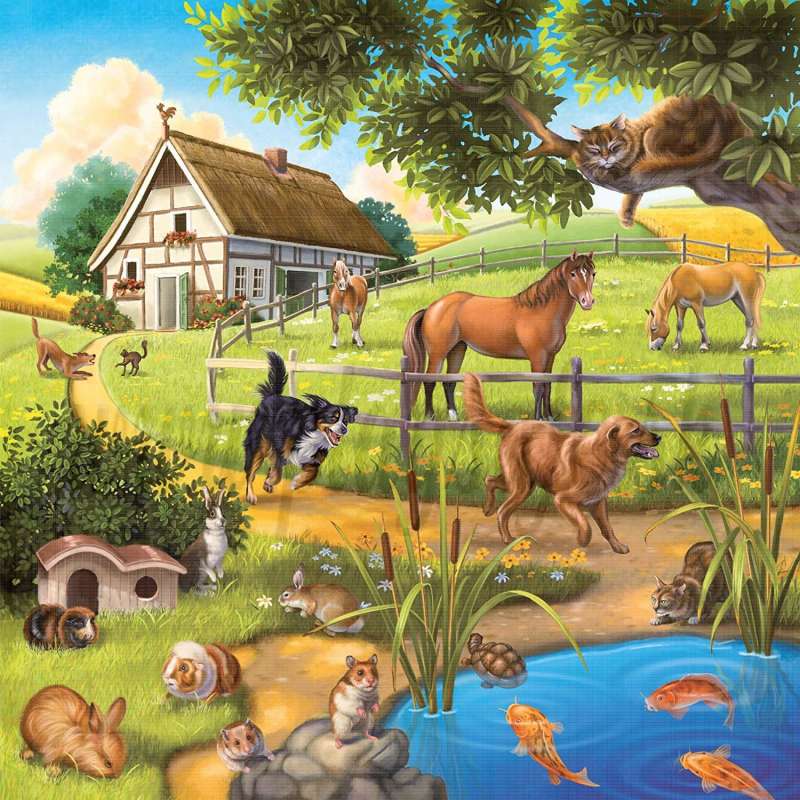 Puzzle 3x49 Dzīvnieki