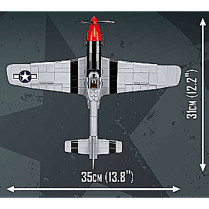 Konstruētājs - COBI P-51D Mustang, 350 detaļas.