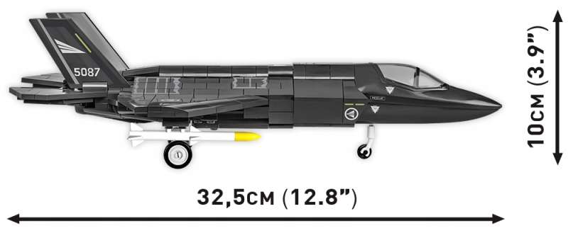 Конструктор - COBI F-35A Lightning II, 576 дет.