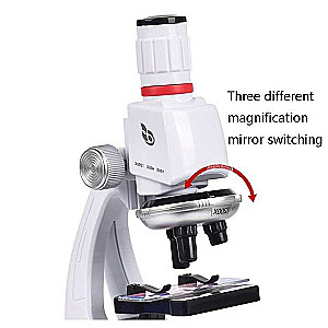 Mikroskops ar piederumiem ZOOM 100x-1200x