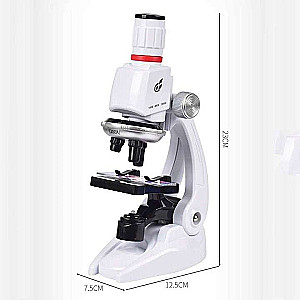 Mikroskops ar piederumiem ZOOM 100x-1200x