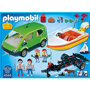 Ģimenes furgons ar piekabi