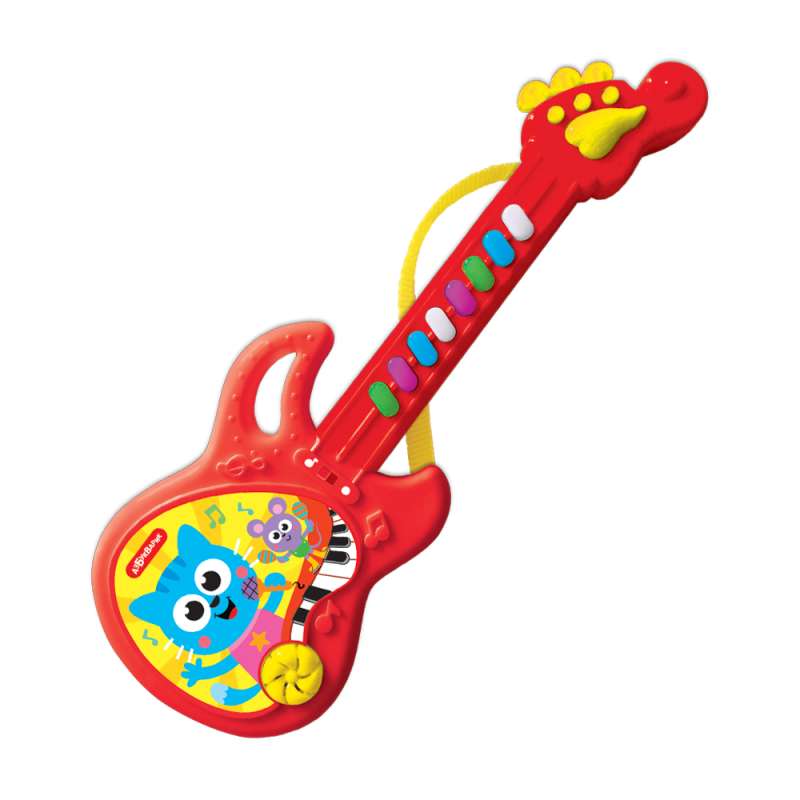 Детская гитара. Любимые песенки красная