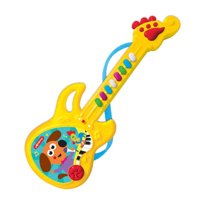 Детская гитара. Любимые песенки жёлтая