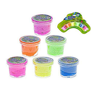 Želejveida masa SLIME Stretchy & Bouncy, 6 krāsas x 12 g.